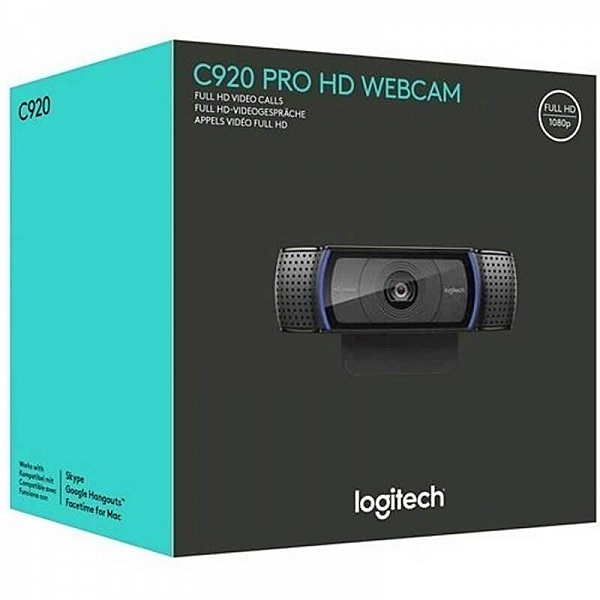 Logitech HD Pro Webcam C920 - Web camera - colour - 1920 x 1080