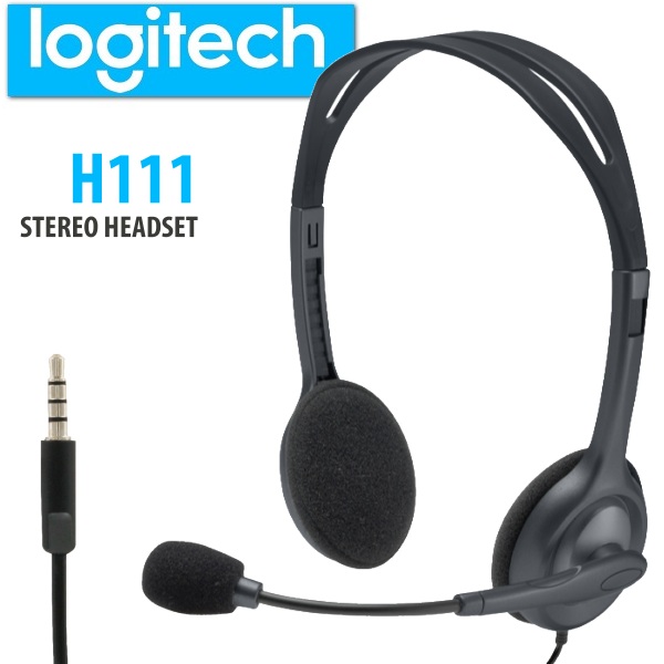 Logitech H111 STEREO HEADSET Video - , Abudhabi UAE IT Telephony VDS - Conferencing 